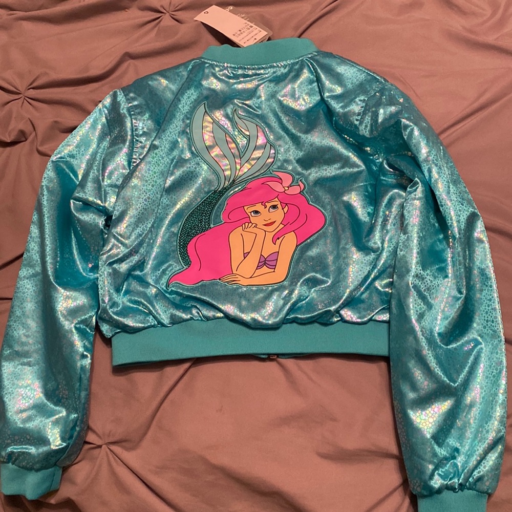 NWT Disney Store girls Ariel jacket. So adorable!